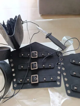 Disfraz Medieval Hombre Beige/Negro