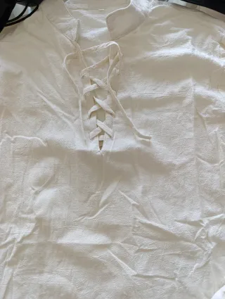 Disfraz Medieval Hombre Beige/Negro