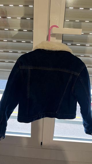 Chaqueta vaquera niña forrada