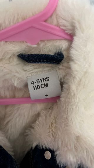 Chaqueta vaquera niña forrada