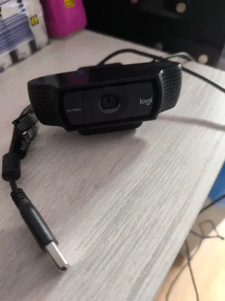 Webcam Logitech HD 1080p Negra