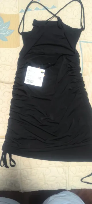 Vestido elegante negro talla M