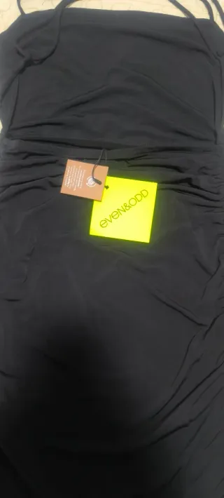 Vestido elegante negro talla M