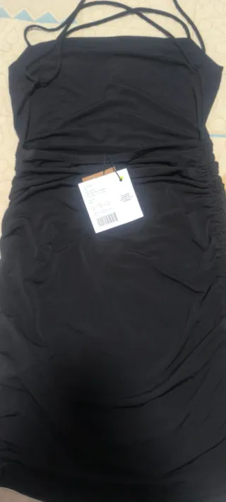 Vestido elegante negro talla M