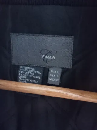 Parka caballero negra