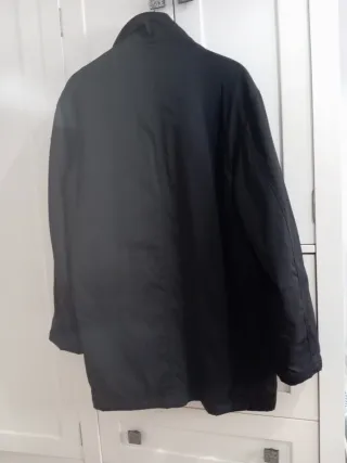 Parka caballero negra