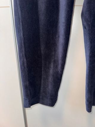 Pantalón pana azul marino