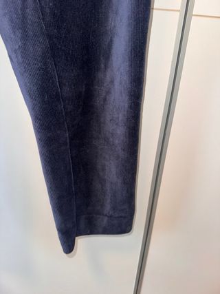 Pantalón pana azul marino