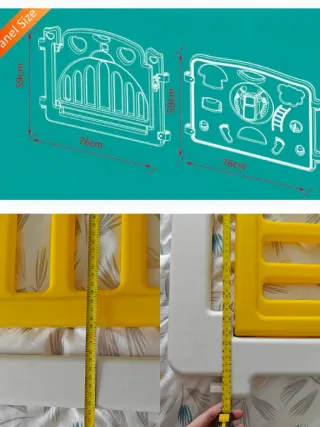 Parque infantil Star Ibaby 18 piezas