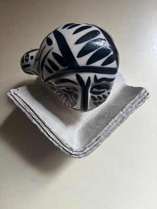 Figura de cerámica Lector Voz