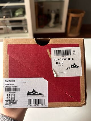 Zapatillas Vans Old Skool Negras Talla 37