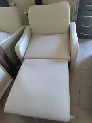 Sillón Cama Beige Nuevo