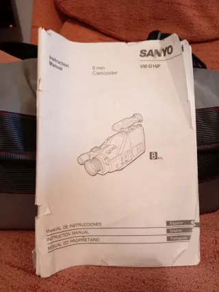 Videocámara Sanyo VMD16P con bolsa