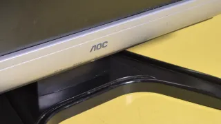 Monitor AOC 18 Plata y Negro