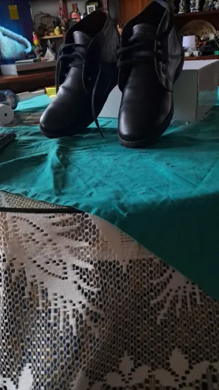 Botines Pitillos Negros Mujer