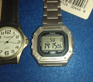 Lote 3 orologi Casio Potens e Precision Time al quarzo