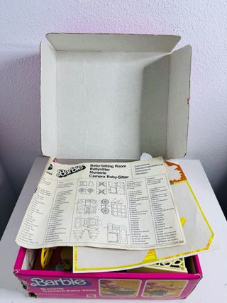 Barbie Habitación Niñera Mat 1987