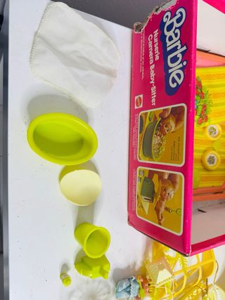 Barbie Habitación Niñera Mat 1987