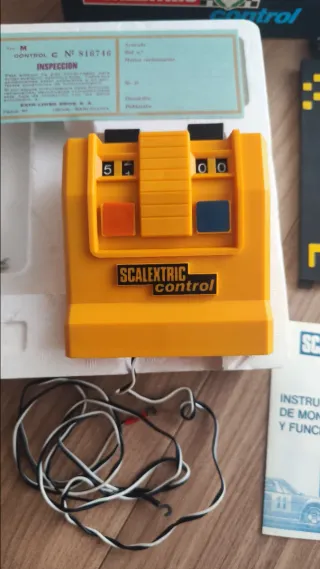 Scalextric Cuentavueltas Eléctrico Control años 70