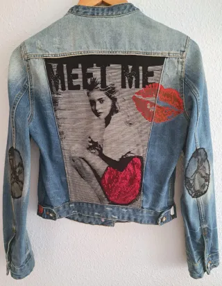 Cazadora vaquera diseño exclusivo Talla L