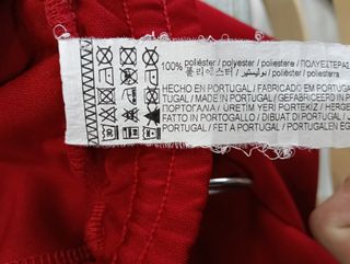 Pantalón Chándal Rojo Retro Pull & Bear Talla L