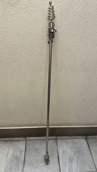 Barra para colgar cortinas de metal