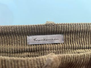 Pantalón pana marrón mujer talla XS