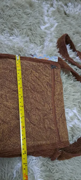 Bolso estilo boho étnico marrón