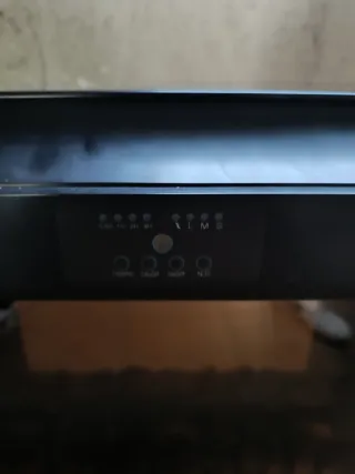 Estufa Chimenea Eléctrica Negra