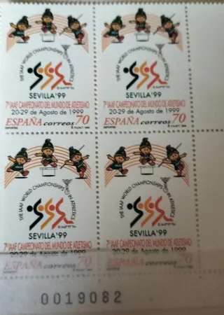 Atletismo 39 sellos+7 Hojas Bloque nuevas MNH