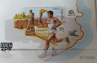 Atletismo 39 sellos+7 Hojas Bloque nuevas MNH