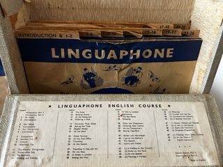 Curso de inglés Linguaphone 16 vinilos