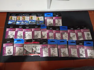 Carrete de pesca y señuelos Hsblarme al privado