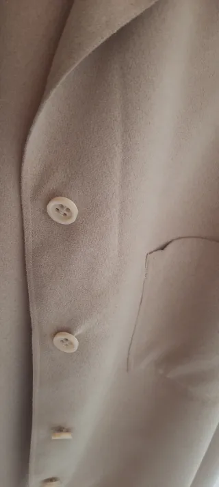 Camisa Chaqueta Beige/Camel Vintage