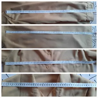 Camisa Chaqueta Beige/Camel Vintage