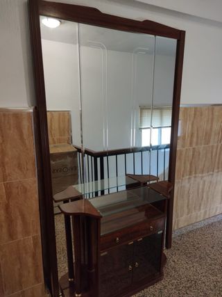 Mueble entradita con espejo