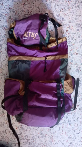 Mochilas de acampada multicolor