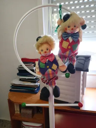 Percha infantil payasos