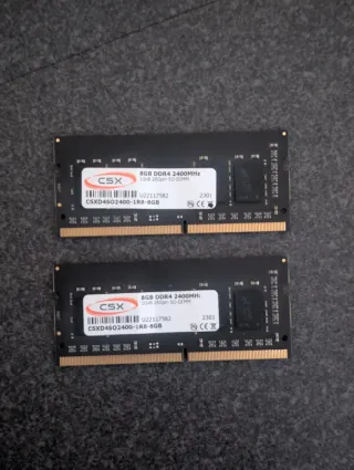 2x 8GB DDR4 2400MHz CSX RAM