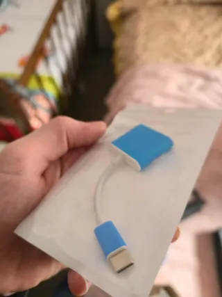 Adaptador Minijazz Carga/Auricular Blanco