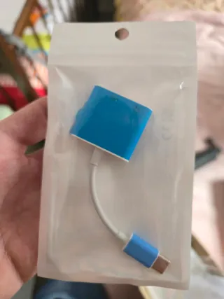 Adaptador Minijazz Carga/Auricular Blanco