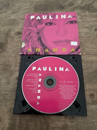CD Paulina Rubio Ananda (edición Argentina)