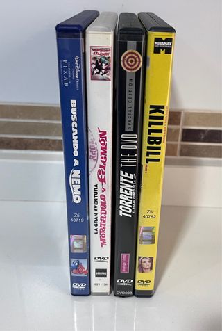 Lote 4 Películas DVD (Español)