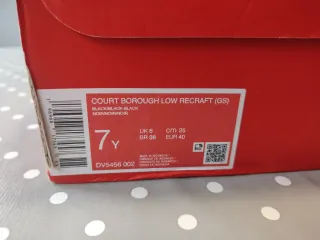 Zapatillas Nike Court Borough Low Recraft Negras