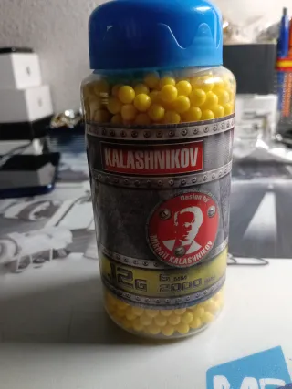 Bote Bolas Kalashnikov 6mm 2000 uds