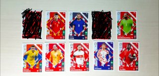 54 Cartas EURO 2024 Lidl Futbol cromos coleccion