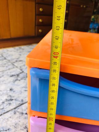 Cajonera Organizador Plástico Multicolor