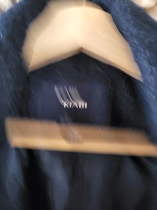 Abrigo azul marino Kiabi