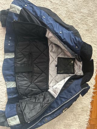 Chaqueta de moto con protecciones para mujertallaS