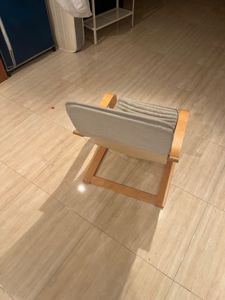 Sillón infantil madera y tela